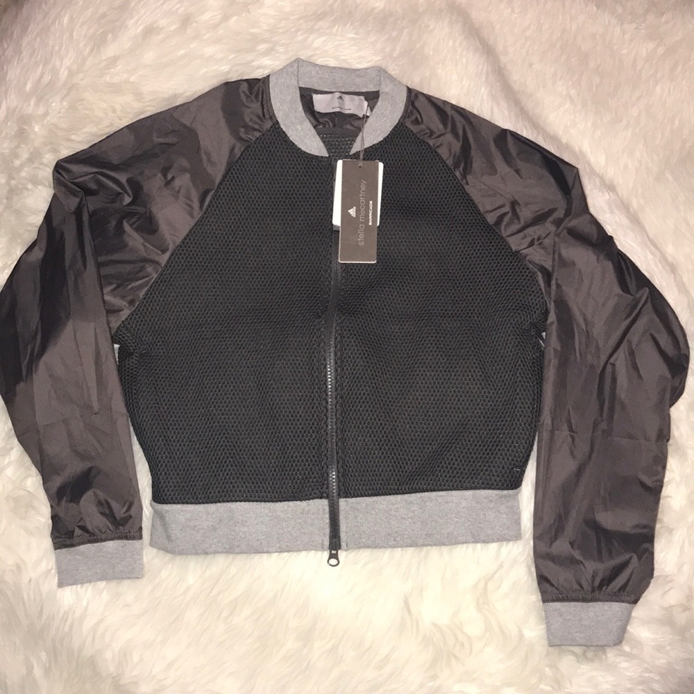 🔻🎉HP💕Adidas by Stella McCartney Barricade Bomber Jacket Size Small - Picture 5 of 15